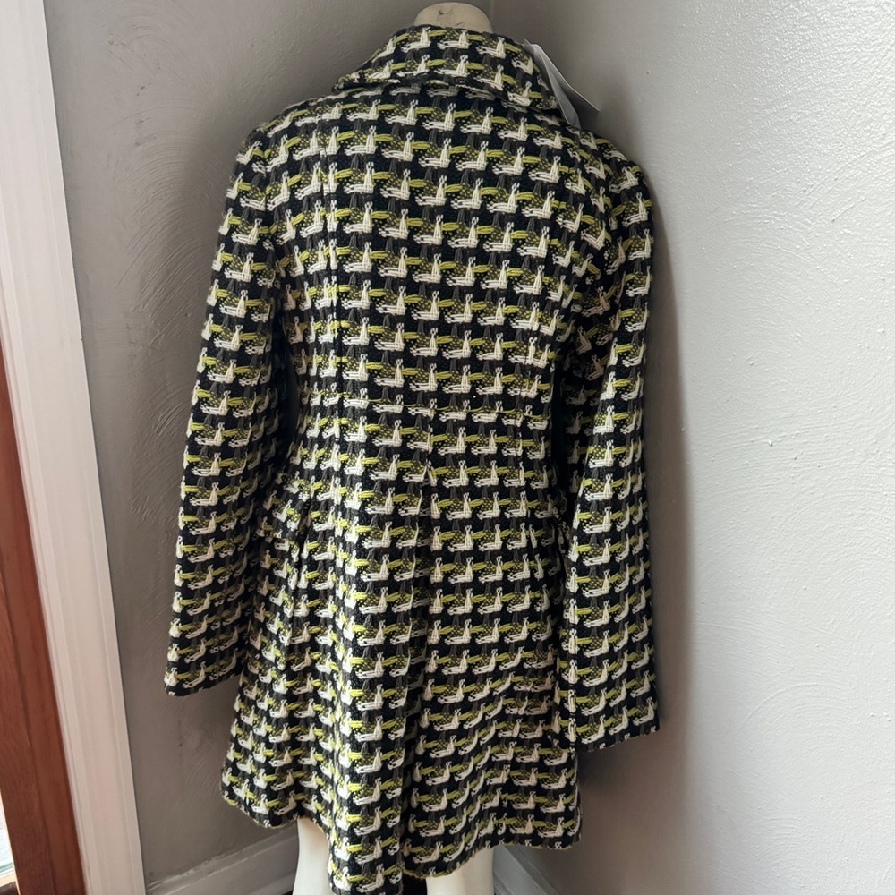 Tibi wool plaid dress coat size 4 nwt - Picture 3 of 16